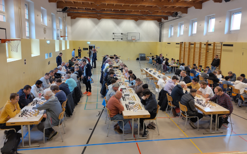 Schachtag 2025 Turnhalle Ennetbaden
